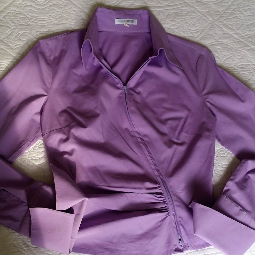 Nara Camiche Italian made Women's blouse- Size I (Small) - Picture 3 of 10